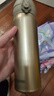 膳魔師（THERMOS）不銹鋼保溫杯簡(jiǎn)約輕量彈蓋水杯車(chē)載便攜生日禮物學(xué)生可刻字JNL JNL-501金色 500ml 曬單實(shí)拍圖