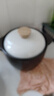 砂鍋家用耐高溫干燒不裂陶瓷煲湯湯煲燃氣煤氣灶專(zhuān)用瓦煲燉鍋沙鍋 養生鍋黑色加厚 6L 曬單實(shí)拍圖