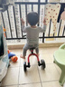 babycare兒童三輪車(chē)寶寶平衡腳踏車(chē)多功能二合一學(xué)步滑步車(chē)1-5歲 羅拉紅 曬單實(shí)拍圖