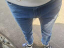 正品Lee牛仔褲男士夏季薄款2026新款彈力直筒修身夏天水洗長(cháng)褲子 藍色 薄款 36 建議(170-185斤) 曬單實(shí)拍圖