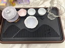 尚言坊茶盤(pán)帶排水家用仿烏金石辦公室小型茶臺茶具瀝水干泡臺茶托盤(pán) 曬單實(shí)拍圖
