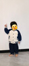 嘟嘟家兒童春季棒球服男童外套戶(hù)外寶寶衣服春裝女童童裝韓版 藏青色100 曬單實(shí)拍圖