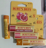 伯特小蜜蜂（Burt's Bees）潤唇膏組合天然保濕滋潤補水冬生日38節禮物葡萄柚+紅石榴+蜂蜜 曬單實(shí)拍圖