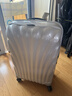 新秀麗（Samsonite）經(jīng)典貝殼拉桿箱男女超輕盈旅行行李箱升級版 白色CS2 25英寸 曬單實(shí)拍圖