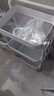 卓博落地置物架推車(chē)客廳收納架零食架儲物架廚房層架SJ15白3層帶扶手 曬單實(shí)拍圖
