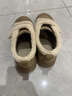 dusto大東毛毛鞋女鞋冬季新款平底中跟魔術(shù)貼圓頭D3702 卡其色 36 曬單實(shí)拍圖
