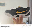 耐克（NIKE）官方KOBE IX 科比大童籃球鞋FV3607 003黑/大學(xué)金/白 38.5 曬單實(shí)拍圖