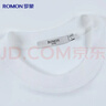 羅蒙（ROMON）【100%棉】純棉短袖T恤男夏季長(cháng)絨棉中青年打底衫男半袖休閑體恤 曬單實(shí)拍圖