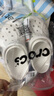 卡駱馳（CROCS）貝雅洞洞鞋沙灘鞋|10126 白色-100    37 /38(230mm)   曬單實(shí)拍圖