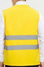 雷薩狼反光馬甲工作服定制印logo建筑施工環(huán)衛保潔夜間消防交通安全背心 兩杠反光馬甲-黃色 L 曬單實(shí)拍圖