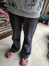 迪士尼女童褲子春秋裝兒童微喇叭褲中大童運動(dòng)休閑褲洋氣 EK067麻灰 170 曬單實(shí)拍圖