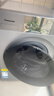 松下大海豹京選 滾筒單洗 10KG大容量 水氧防過(guò)敏除螨 泡泡精華洗 羊毛羽絨洗 純平全嵌   XQG100-C3AB 曬單實(shí)拍圖