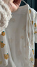 貝瑞加（Babyprints）嬰兒連體衣2件裝男女寶寶純棉衣服柔軟爬服家居內衣四季哈衣 黃73 曬單實(shí)拍圖