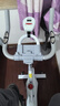 動(dòng)感單車(chē)家用款室內自行車(chē)靜音禮品男女鍛煉器材運動(dòng)腳踏健身器材 全包飛輪-藍牙+APP-白 曬單實(shí)拍圖