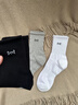 貓人（MiiOW）男士純棉休閑襪抗菌防臭運動(dòng)襪短筒襪透氣吸汗久穿不臭白色棉襪男 短筒：白色+淺灰*2+黑色*2 【新疆棉+10A抗菌】 5雙 均碼 【純棉抗菌防臭】 曬單實(shí)拍圖