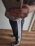 adidas潘展樂(lè )同款拒水休閑梭織運動(dòng)直筒褲男裝秋冬阿迪達斯輕運動(dòng)   黑色/白色   XL 曬單實(shí)拍圖