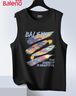 班尼路背心男夏季美式潮牌寬松透氣百搭無(wú)袖上衣青少年籃球純棉坎肩 曬單實(shí)拍圖