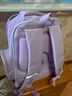 史努比（SNOOPY）書(shū)包小學(xué)生徽章痛包女孩子減負護脊大容量背包3-6年級大號紫色 曬單實(shí)拍圖
