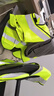 圣馳反光安全背心施工反光衣工地環(huán)衛交通建筑夜間發(fā)光保安馬甲熒光馬甲定制印logo （新國標加厚）口袋款熒光黃【針織布高亮】 均碼 曬單實(shí)拍圖