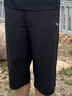 安踏男褲速干七分褲男2026夏季新款冰絲透氣休閑運動(dòng)中褲男士跑步褲子 （推薦款夏季速干褲拉鏈款）黑色 L /175cm (適合130-150斤) 曬單實(shí)拍圖