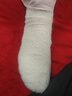 莫代爾水貂絨襪子女秋冬季加厚保暖珊瑚絨月子襪居家冬天毛絨睡眠襪 曬單實(shí)拍圖