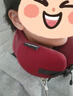 漫游超人云端深睡枕u型枕旅行便攜飛機高鐵睡覺(jué)頭枕脖枕護頸神器 深紅色 曬單實(shí)拍圖