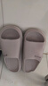 潔麗雅防臭拖鞋男士夏季2025新款居家室內浴室洗澡eva家用防滑涼拖鞋女 淺灰 【1.0性?xún)r(jià)比 | 無(wú)甲醛致癌物】 44-45 【適合43-44碼】 曬單實(shí)拍圖