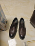 VOLO犀牛男鞋經(jīng)典正裝鞋冬季商務(wù)休閑皮鞋透氣男士婚鞋 深咖啡 41 曬單實(shí)拍圖