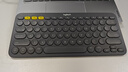 羅技（Logitech）時(shí)尚系列K380無(wú)線(xiàn)藍牙鍵盤(pán) 多設備切換靜音辦公筆記本平板ipad電腦mac鍵盤(pán) 【K380灰色】送隨機皮夾款鍵盤(pán)包+大桌墊 曬單實(shí)拍圖
