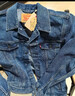 Levi's李維斯情侶同款美式經(jīng)典復古休閑時(shí)尚潮牌修身牛仔夾克外套 深藍色 72334-0134 M 曬單實(shí)拍圖