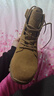 3514新式棕色作戰靴男超輕戶(hù)外沙漠靴男中幫耐磨防穿刺 棕色 42  曬單實(shí)拍圖