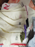 FitonTon5雙襪子女秋冬季【100%純棉】中筒襪長(cháng)女襪刺繡7A抑菌防臭厚女襪 曬單實(shí)拍圖