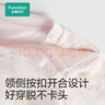 全棉時(shí)代嬰幼童家居服套裝純棉舒適透氣長(cháng)袖圓領(lǐng)打底服 花園物語(yǔ)粉90碼 曬單實(shí)拍圖