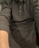 羅蒙（ROMON）長(cháng)袖T恤男桑蠶絲華夫格半高領(lǐng)中青年春秋休閑T恤衫6003 曬單實(shí)拍圖