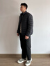 波司登（BOSIDENG）26春季鴨絨輕薄羽絨服排骨條三防科技男短款外套B260135005 黑色8056 XL 185/104A 體重約155-170斤 曬單實(shí)拍圖