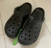卡駱馳（CROCS）洞洞鞋貝雅男鞋女鞋輕便耐磨一腳蹬拖鞋休閑鞋|10126 黑色-001 41 /42(260mm) 曬單實(shí)拍圖