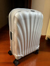 新秀麗（Samsonite）拉桿箱 C-LITE系列CS2超輕材質(zhì)貝殼行李箱 男女通用旅行箱/登機箱 白色【升級版】 20英寸（可擴展） 曬單實(shí)拍圖