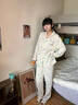 另塵日系軟萌可愛(ài)小貓睡衣女生春天秋季2026新款長(cháng)袖家居服套裝可外穿 CC288 彩繪貓咪 M 曬單實(shí)拍圖