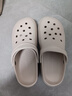 利達妮（TZLDN）厚底洞洞鞋男士夏季外穿沙灘涼鞋防滑防臭eva包頭拖鞋手術(shù)室專(zhuān)用 卡其色 42 -43【標準碼】 曬單實(shí)拍圖