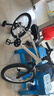 迪卡儂兒童自行車(chē)6-12歲青少年山地車(chē)學(xué)生單車(chē)20/24寸自行車(chē) 活力白20寸套裝（車(chē)+腳撐+車(chē)鈴） 曬單實(shí)拍圖