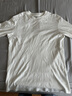 優(yōu)衣庫男裝女裝柔軟圓領(lǐng)T恤/休閑長(cháng)袖上衣479783 00 白色 M 曬單實(shí)拍圖