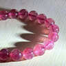 LOUIS WATER收藏級天然鴿血紅草莓晶手鏈女冰種粉色水晶手串招桃花情人節禮物 【7A收藏級】約8mm天然鴿血紅草莓晶手鏈 曬單實(shí)拍圖