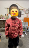 羅蒙新中式兒童漢服冬加絨套裝男女童中國風(fēng)拜年服唐裝演出服 紅色130 曬單實(shí)拍圖