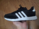 adidas RUN 60s 2.0復古休閑舒適跑步鞋男女阿迪達斯官方輕運動(dòng)   黑/白   41 曬單實(shí)拍圖