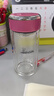 希諾（heenoor）雙層玻璃杯家用辦公水杯女高顏值過(guò)濾泡茶杯子X(jué)N-9330粉色 200mL 曬單實(shí)拍圖