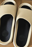 回力拖鞋男士厚底防滑浴室一字拖休閑外穿耐磨涼鞋SDJ-3A77 卡其42-43 曬單實(shí)拍圖