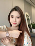 阿瑪尼（ARMANI）正品滿(mǎn)天星手表女士石英表超薄鑲鉆輕奢女表十大名表生日禮物腕表 AR11223淡粉 曬單實(shí)拍圖