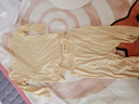 嬰兒莫代爾套裝分體秋衣秋褲0-3歲寶寶夏季長(cháng)袖家居服睡衣 黃色#6729 90 身高78-87cm 體重22-26斤 曬單實(shí)拍圖