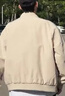 棉致夾克男春秋潮牌港風(fēng)設計感上衣外套男百搭飛行棒球服 杏色 XL 曬單實(shí)拍圖