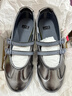 Onitsuka Tiger鬼塚虎MEXICO 66? TGRS新款芭蕾風(fēng)女款休閑鞋 銀灰色 37.5 曬單實(shí)拍圖
